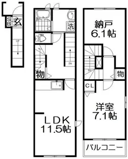 フェニックスM【2階】の間取り