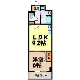 パレスT新栄【3階】の間取り