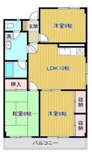 パークサイド青葉【3階】の間取り