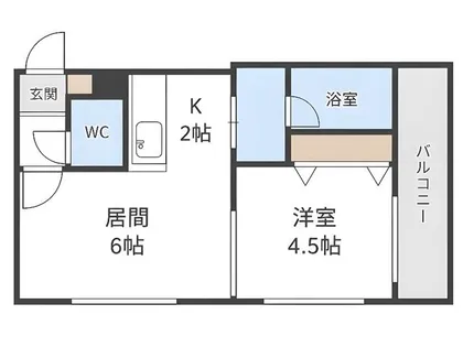ハイムハイライトⅢ【3階】の間取り