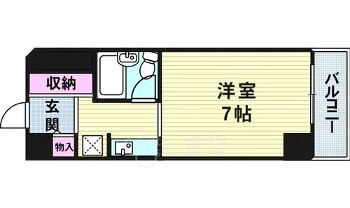 スペランツア出雲天満橋【4階】の間取り