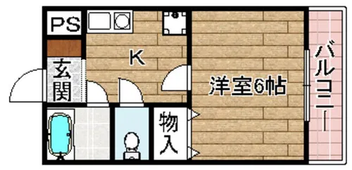 ネオ常磐【3階】の間取り
