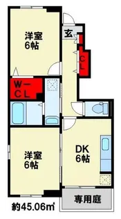 エスペランサ A棟【1階】の間取り