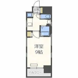 ララプレイス OSAKA WEST PRIME【5階】の間取り