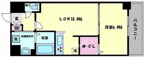 リアライズ小路駅前【1階】の間取り