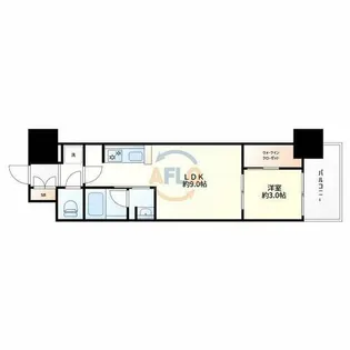 リビオメゾン新大阪【6階】の間取り