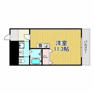ディアコート西宮北口【1階】の間取り