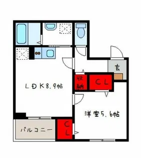 ハートウェル【1階】の間取り
