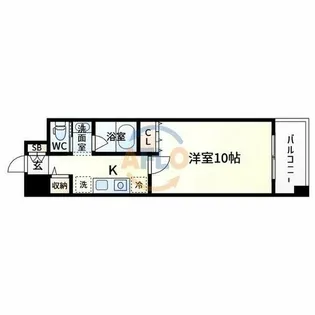 アーバンエース西中島パル【2階】の間取り