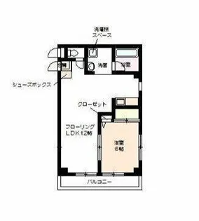 メゾンイナタ【6階】の間取り