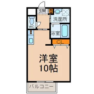 カーサ千年【1階】の間取り
