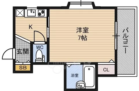アルデール都島【3階】の間取り