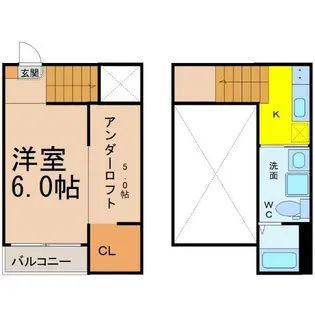 シャンテール【1階】の間取り