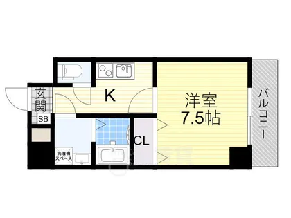 Canal天満橋【7階】の間取り