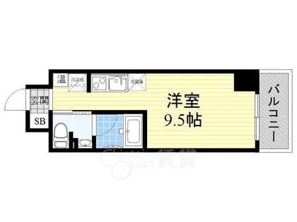 カーサリック同心【7階】の間取り