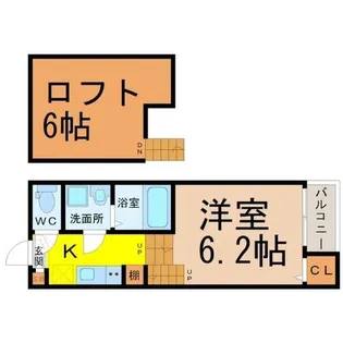 アネックス松重【1階】の間取り