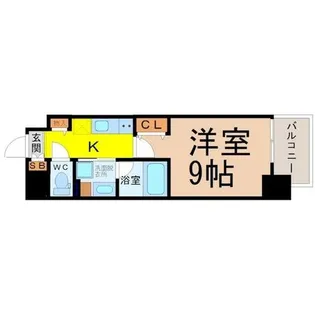 スリーアイランドタワー名駅北【2階】の間取り