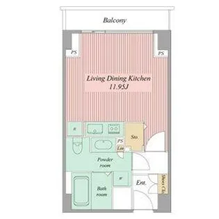 ミュプレ矢場町【12階】の間取り