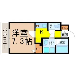 エコロジー栄レジデンス【4階】の間取り
