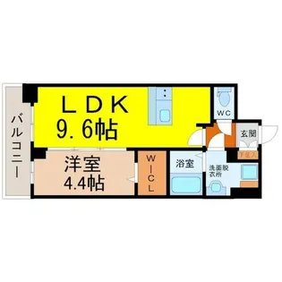 メイクスWアート丸の内【14階】の間取り