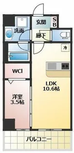 スプランディットⅨ【7階】の間取り
