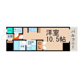 1Rの間取り画像