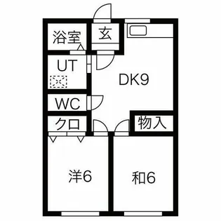サンエイハイツ【1階】の間取り