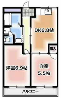 メゾン忍ケ丘【1階】の間取り