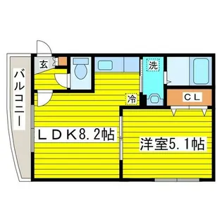ゴッドステージ【3階】の間取り