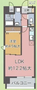 リーゾ エ パーネ【8階】の間取り