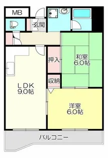 ボナール出戸【4階】の間取り