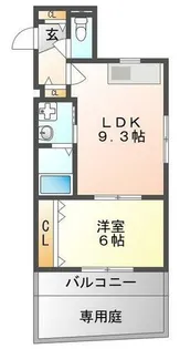 大日レジデンス エルサス【1階】の間取り