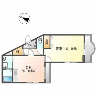 アクアフィールド【2階】の間取り