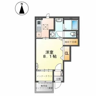 Sun Flora【1階】の間取り