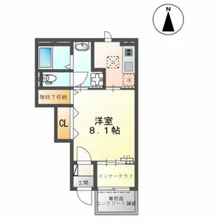 Sun Flora【1階】の間取り