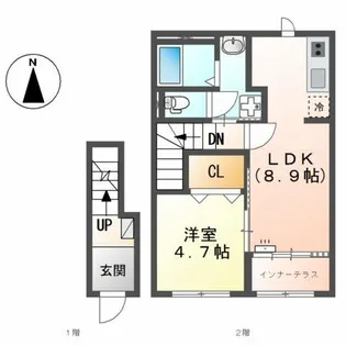 Sun Flora【2階】の間取り