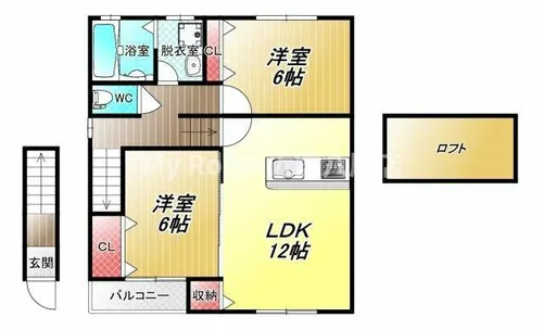 アミティエ【1階】の間取り