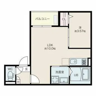 Jack hommachiⅡ【303号室】の間取り