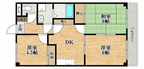 エクセレンスハイムⅡ【2階】の間取り