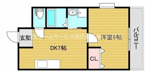 グランドール住吉【301号室】の間取り