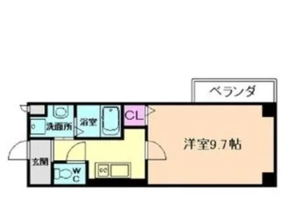 RB桑津(旧ROHIRUTE桑津)【4階】の間取り
