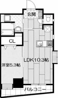 守恒サンシャインみらい【9階】の間取り