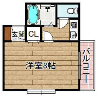エクセレント清恒【3階】の間取り
