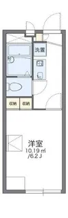 レオパレス日新大津【2階】の間取り