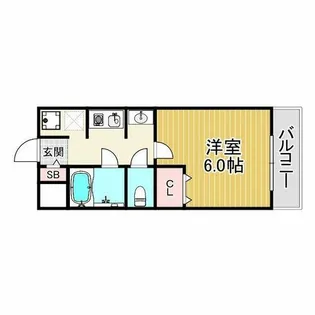 ステラハウス4-600【1階】の間取り