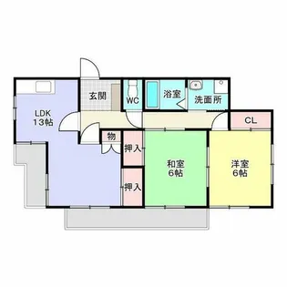Mハイツ佐藤【B-2号室】の間取り