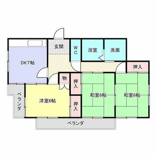 Mハイツ佐藤【D-2号室】の間取り