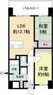 La Douceur山王【6階】の間取り