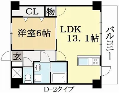 Radiant【510号室】の間取り