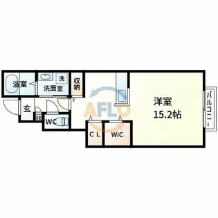 カーサヴェルデ【1階】の間取り